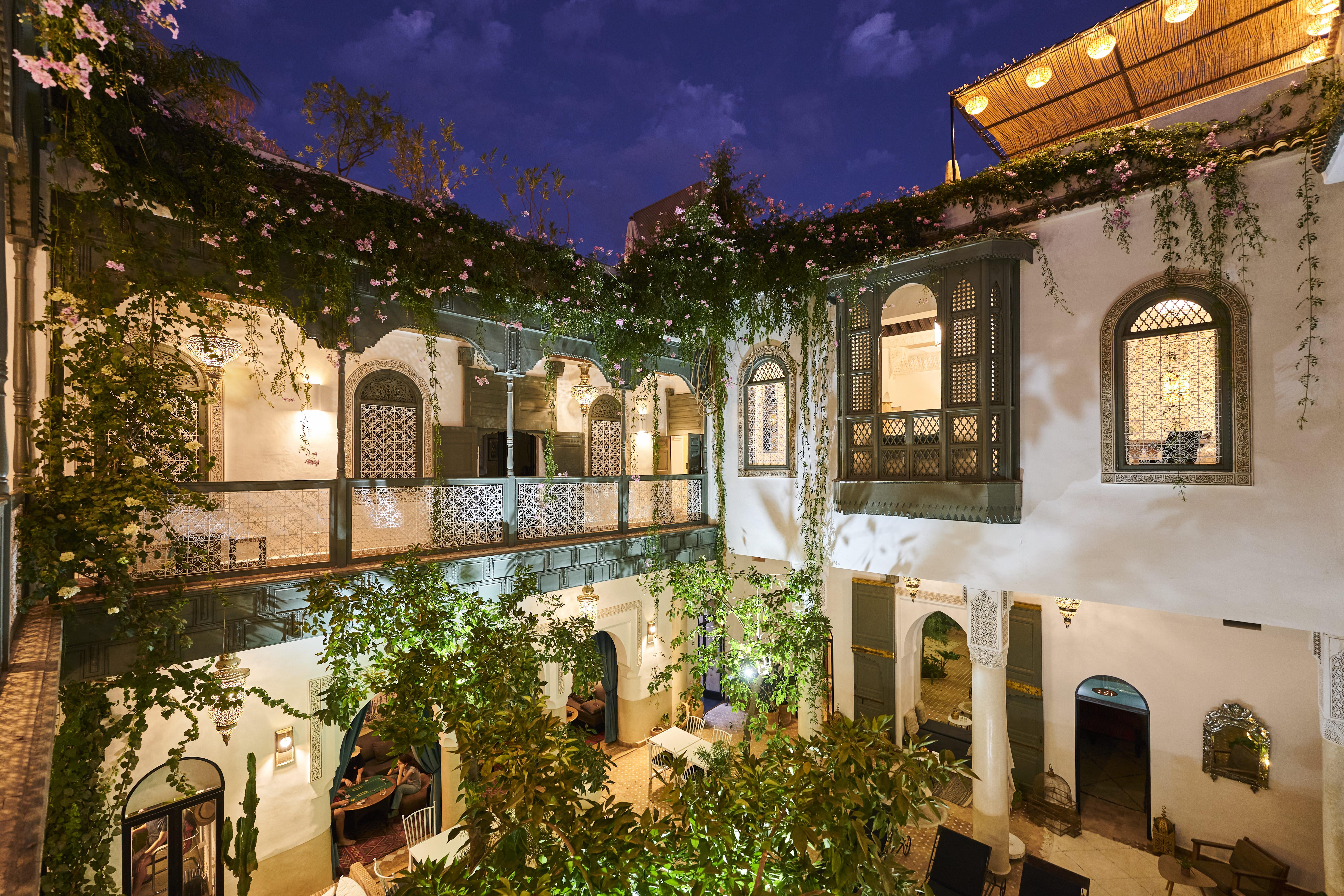 马拉喀什 拉法厄尔摩洛哥传统庭院住宅酒店 外观 照片