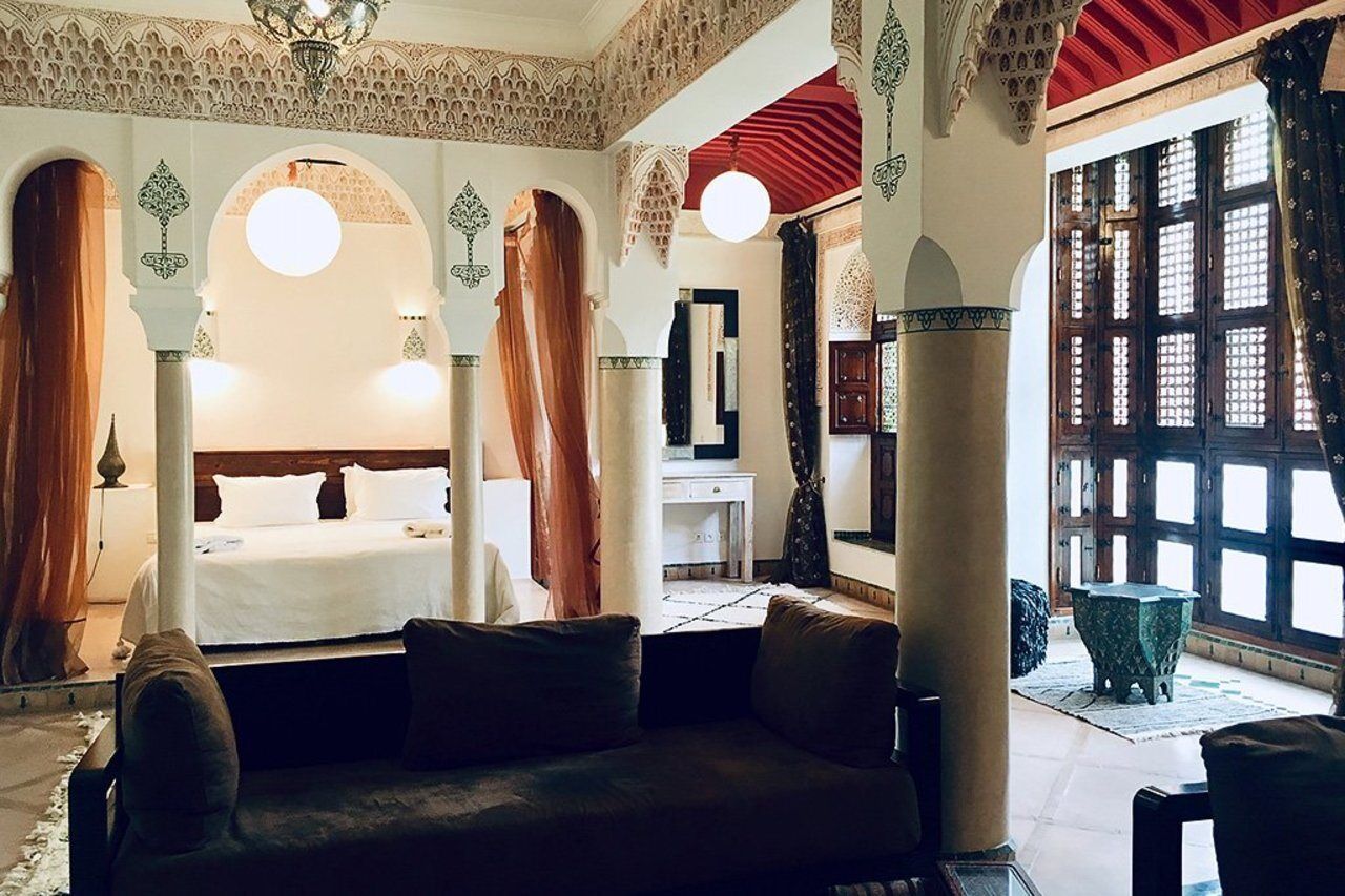 马拉喀什 拉法厄尔摩洛哥传统庭院住宅酒店 外观 照片